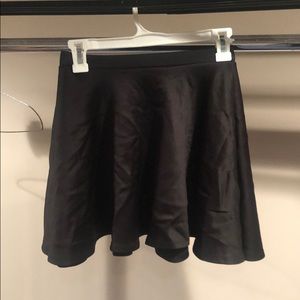 Small Black Polyester Skater Skirt